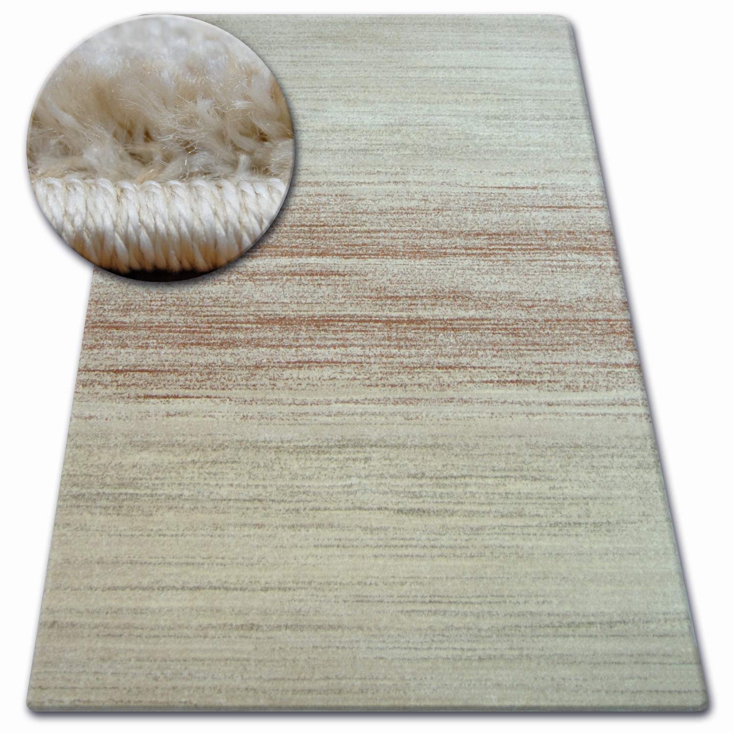 Tapis rouge/crème 140x190 cm Shadow 8622 pour sublimer votre séjour