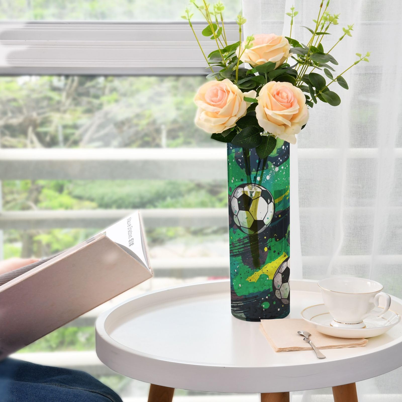 Amazon.com: J JOYSAY Flying Football Soccer Balls Flower Vases for