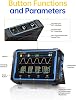 Osciloscopio portátil FNRSI 2C53P 3 en 1, multímetro automotriz de 2 canales y 50 MHz | muestreo de 250 MS/s, pantalla táctil de 4.3", generador de señales DDS, multímetro de alta precisión de 19999 cuentas, batería recargable de 4000 mAh 5