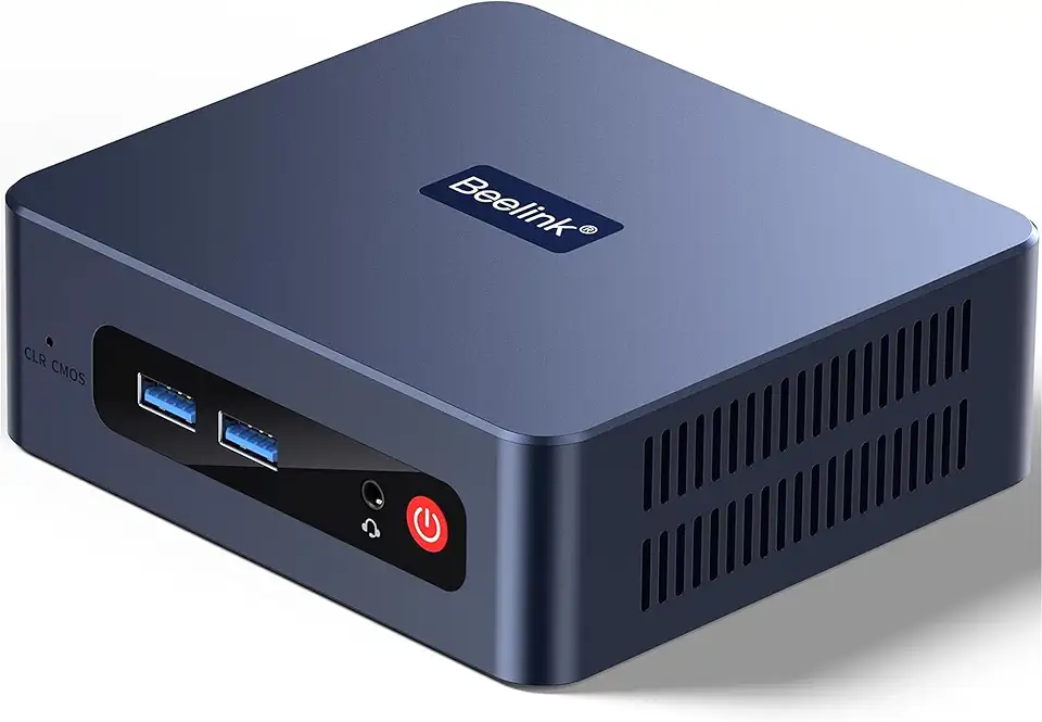 Beelink SER3 Mini Desktop PC with AMD Ryzen 3 3200U 2C/4T, 16GB DDR4 500GB PCIE3.0 X4 SSD, Dual Display Output, WiFi6/BT5.2 W-11 Pro Mini Gaming Computer