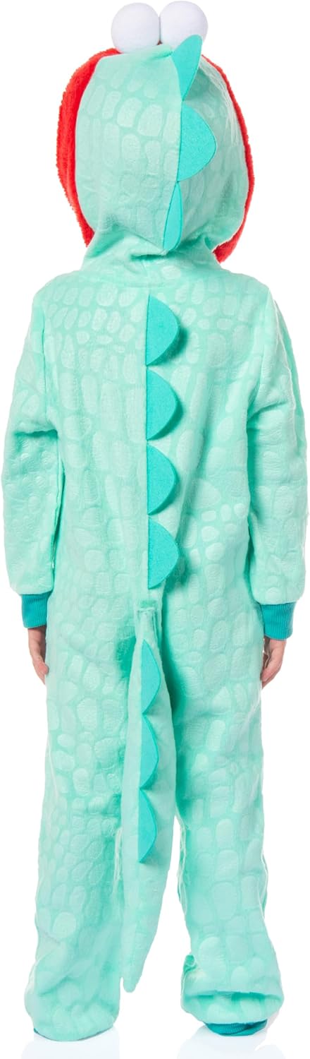 INTIMO Sesame Street Toddler Kids Hooded Union Suit Footless Pajama
