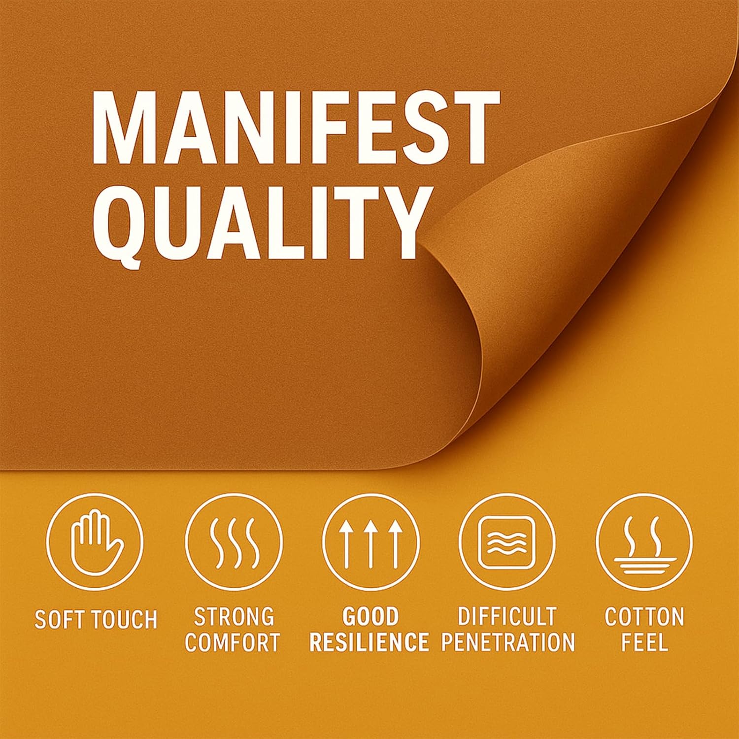 Self-Adhesive Suede Decorative Film for Car - Headliner/Dash/Door/Trunk | Stretchable & Scratchproof Ultra-Fiber Leather | DIY Peel & Stick (Yellowish Brown, 17" x72)