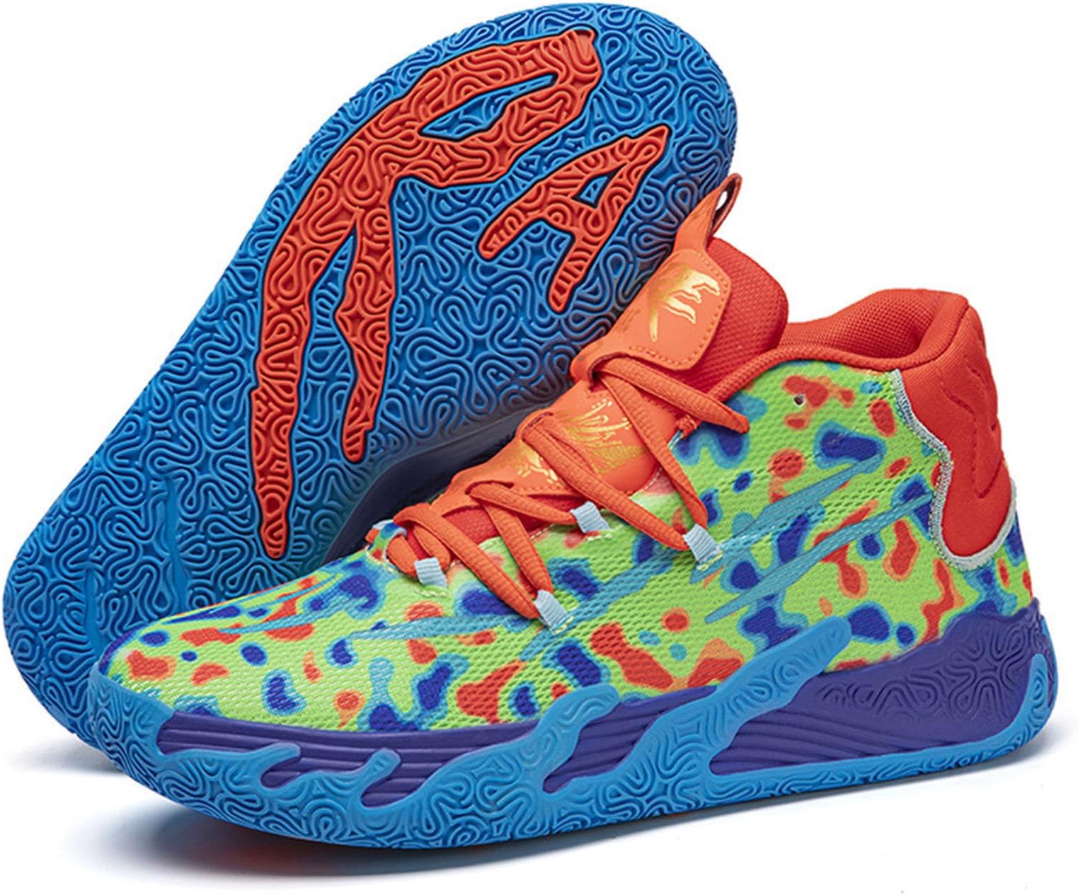 Men's Basketball Shoe Anti Slip Men's Basketball Shoe Men's Basketball Shoe Outdoor Sports Shoe(40 EU, F3)