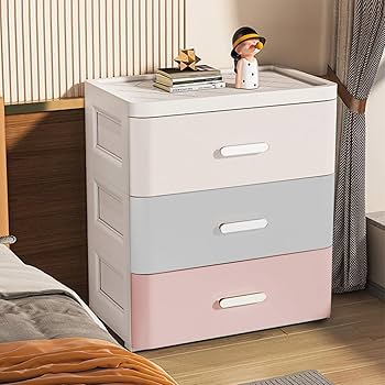 Amazon｜チェスト キャスター付き 収納ケース 衣装ケース 3段-7