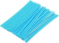 Vista 2 de Qiilu Fundas de radios azul oscuro y verde azulado, 36 piezas, protector de radios de rueda, llantas de motocross, envoltura protectora