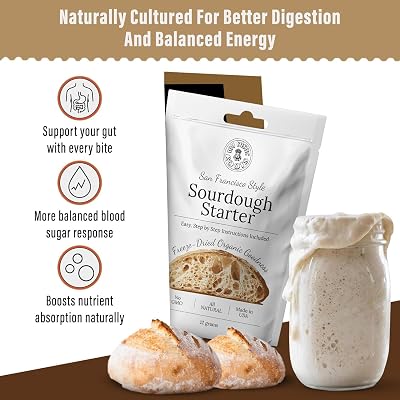 MY RUSTIC ROOTS organic San Francisco sourdough starter culture