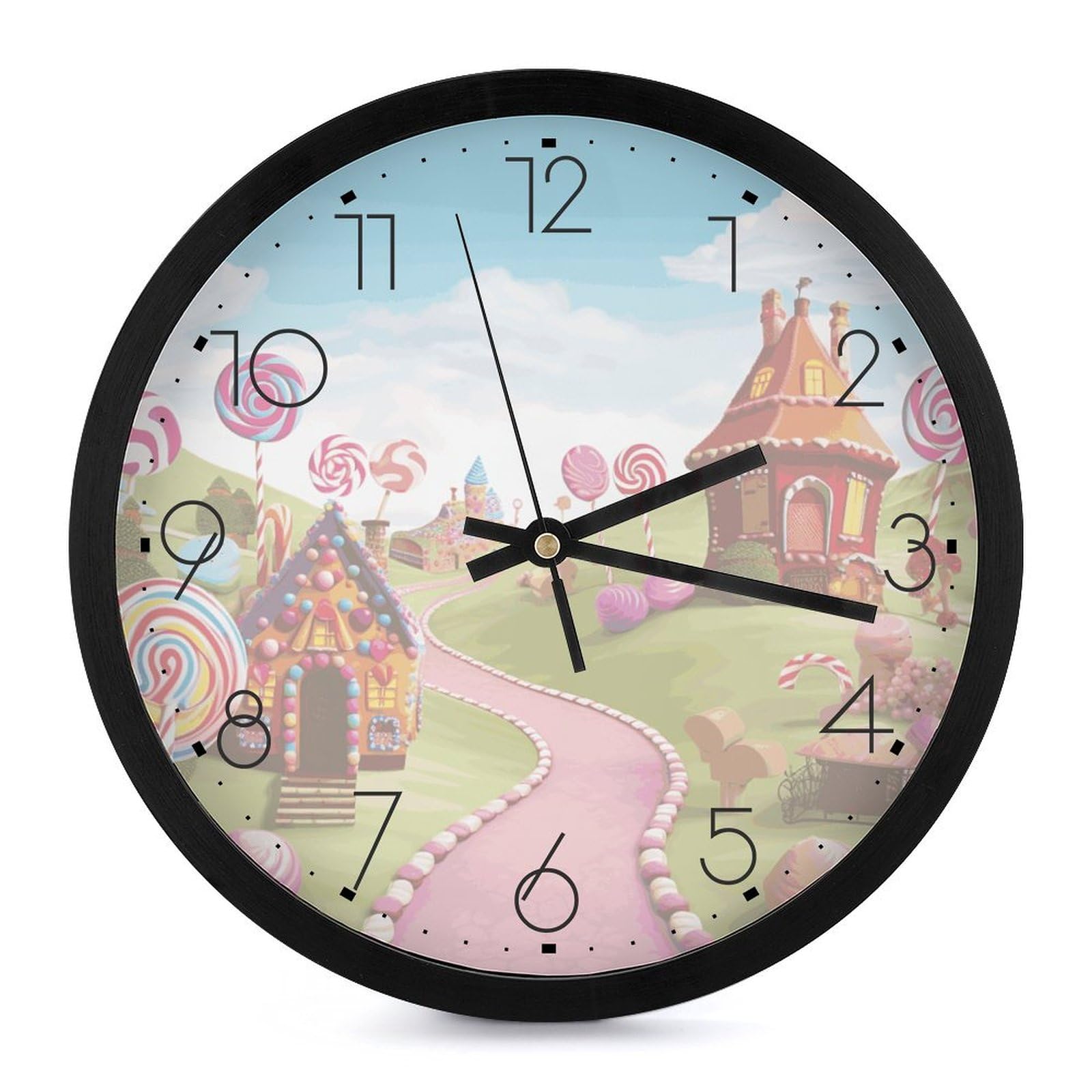 Horloge murale numérique plastique 25cm déco cuisine bureau et maison