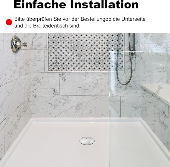 Shower Drain Cover, 112mm Shower Drain Cover, Chrome Shower Lid for Shower and Bathtub for 6958.99, Shower Drain Cover