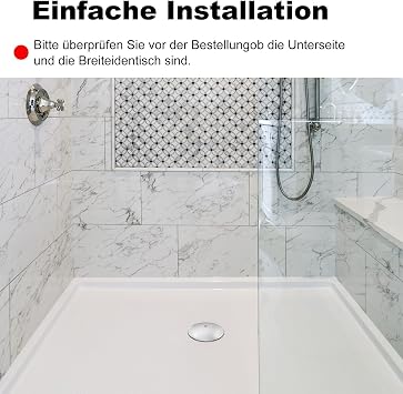 Shower Drain Cover, 112mm Shower Drain Cover, Chrome Shower Lid for Shower and Bathtub for 6958.99, Shower Drain Cover