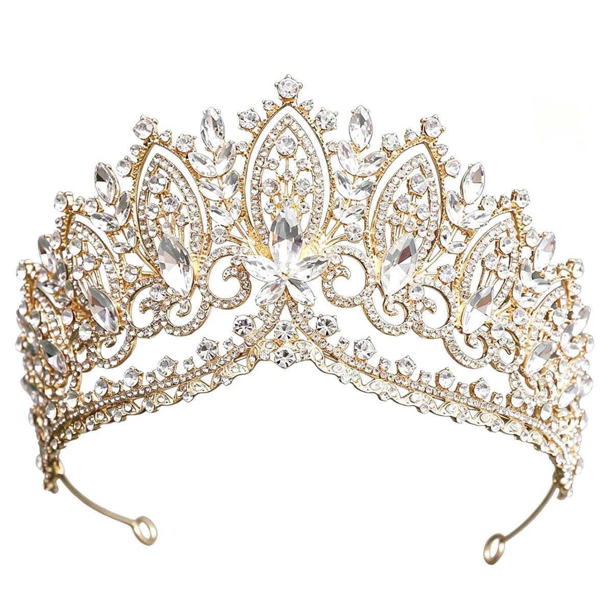 New women crown Tiaras Bridal Rhineshtone Princess Birthday Crystal Tiara