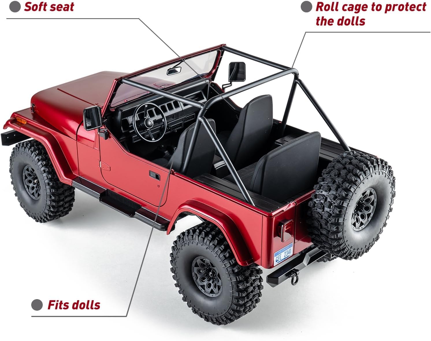 BEEZRC RocHobby 1/10 mashigan RC Rock Crawler for Adults 4WD Off-Road Remote Control Truck Hobby Grade RC Crawler RS Need to Complete