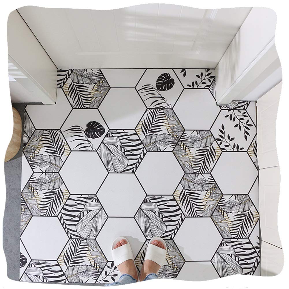 YANGJUN Entrance Floor Mat Low-Profile Home Durable PVC Doormat, Outdoor-Indoor, Heavy Duty Pet + Dog Doormat, Waterproof, Mats For Entry (Color : C, Size : 40c120cm)