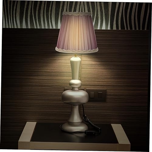Miniatura 7 de DOITOOL Pantalla de lámpara púrpura reversible con clip para lámpara de techo cubierta de lámpara de techo para lámpara de mesa lámpara de pared