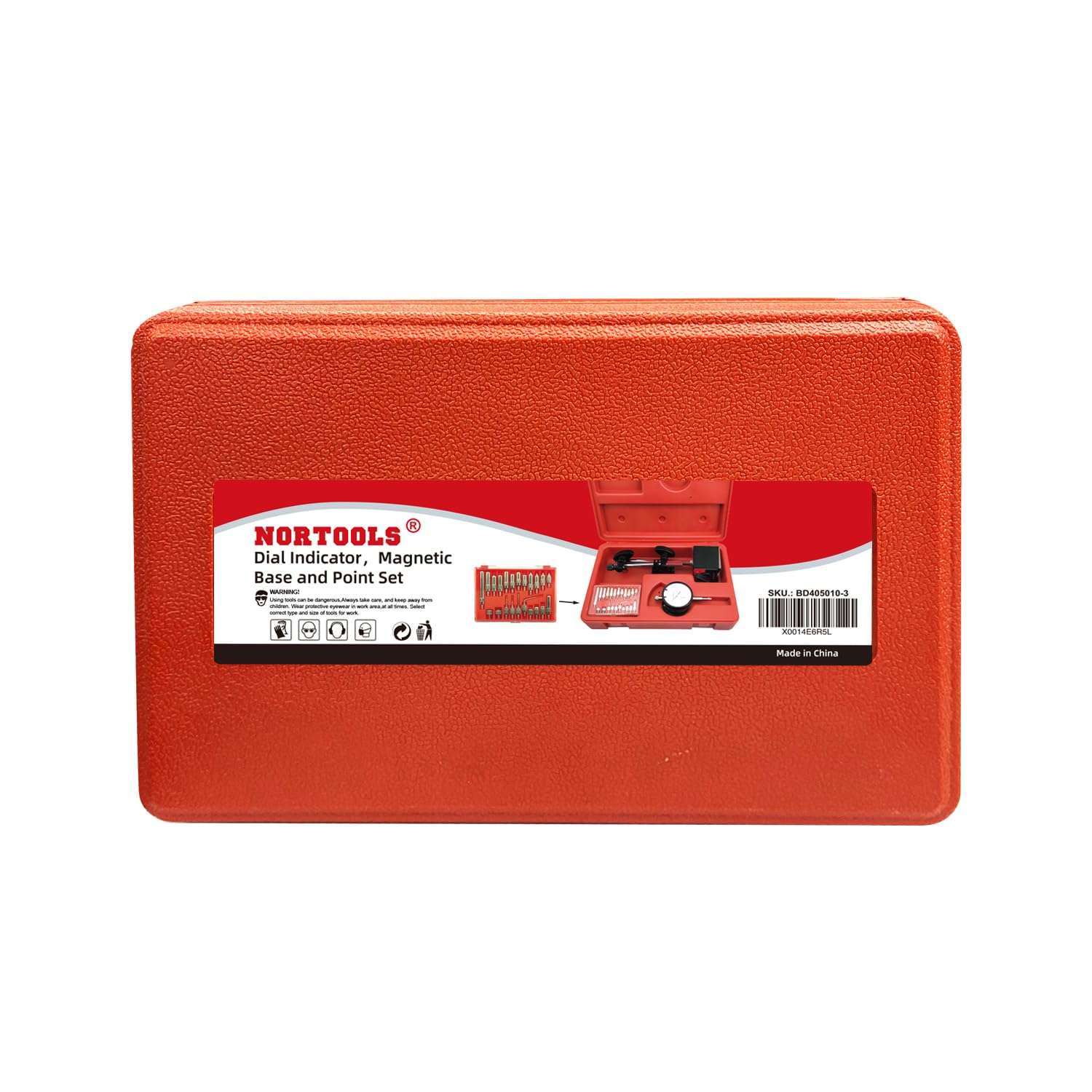Messuhr mit Magnetfuß 0-10mm & Feinzeiger-Set 0.01mm Präzisions-Messgeräte-Set, Magnet-Messuhr-Halter mit Feineinstellung