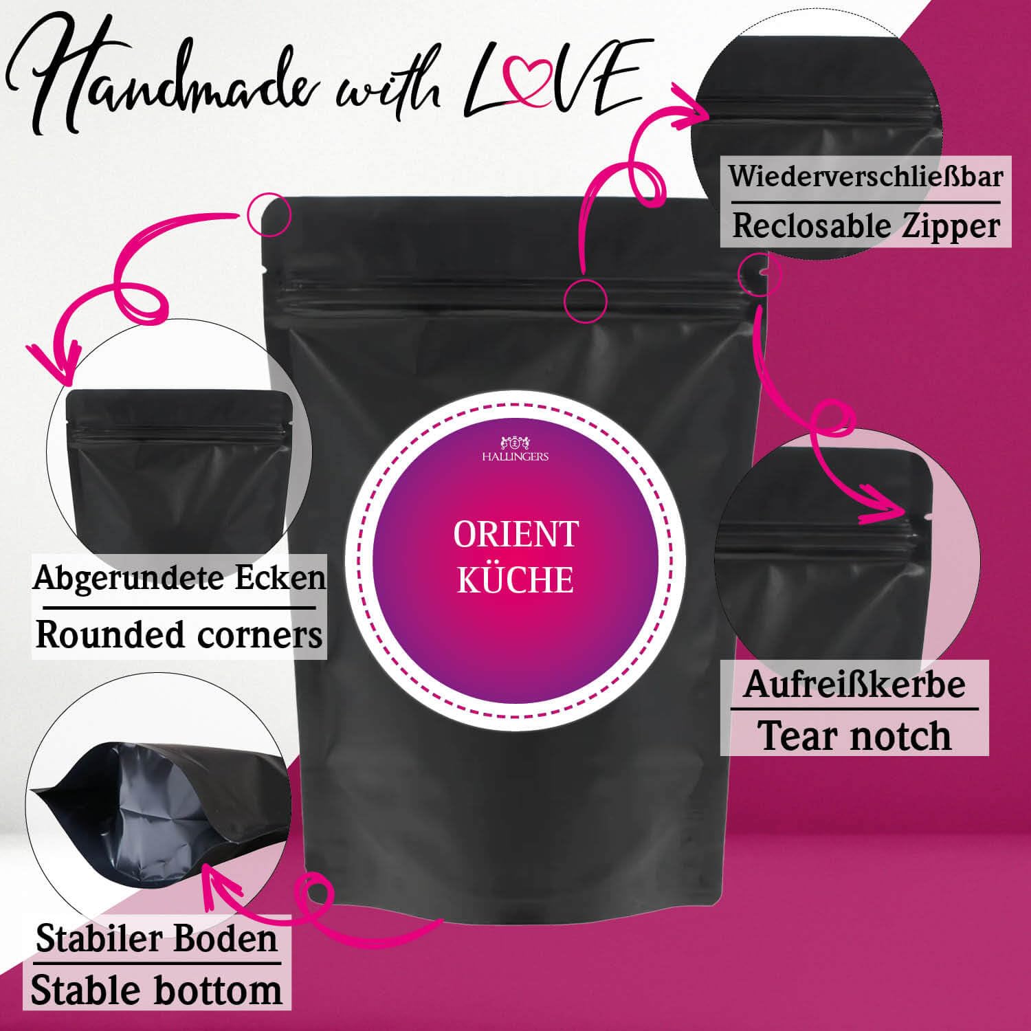 Hallingers Genuss Manufaktur Gewürz Geschenk-Set - Selektion unserer Besteller als Probierset in edlen Aromadosen & Tragetasche "Orientalische K...", Geschenkidee für Männer Freund