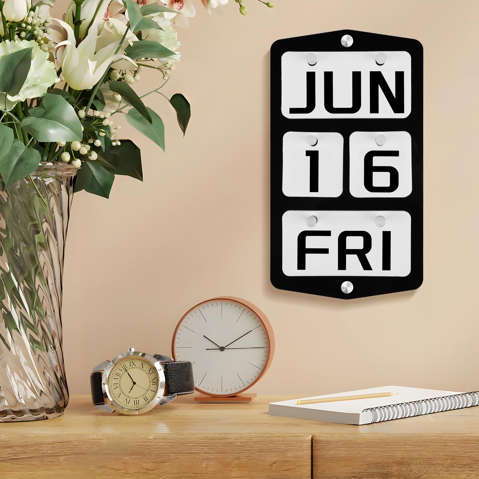Snapklik.com : Wall Mount Acrylic Calendar, Perpetual Calendar 2024 ...