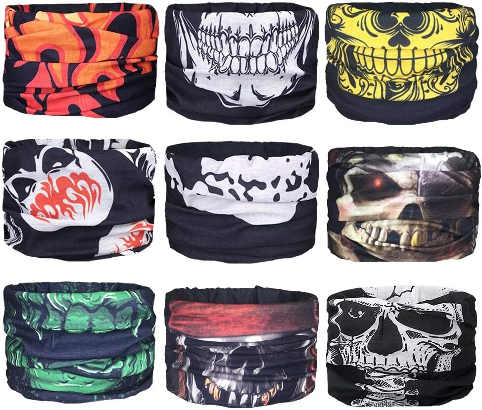 Mascaras Para El Sol - Face Mask Bandana Neck Gaiter Tube Scarf Headband With Cold, Sun, Dust Protection , For Men And Women As Motorcycle Head Shield, Hunting, Hiking, Fishing, Running Yoga Balaclava