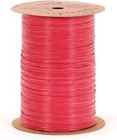 Vista 37 de Berwick Offray - Cinta de rafia mate de 1/4 pulgadas de ancho, marrón chocolate, 100 yardas