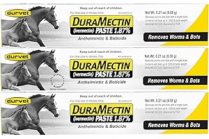 Duramectin Ivermectin Horse Wormer Pills for Cattle Internal Parasites
