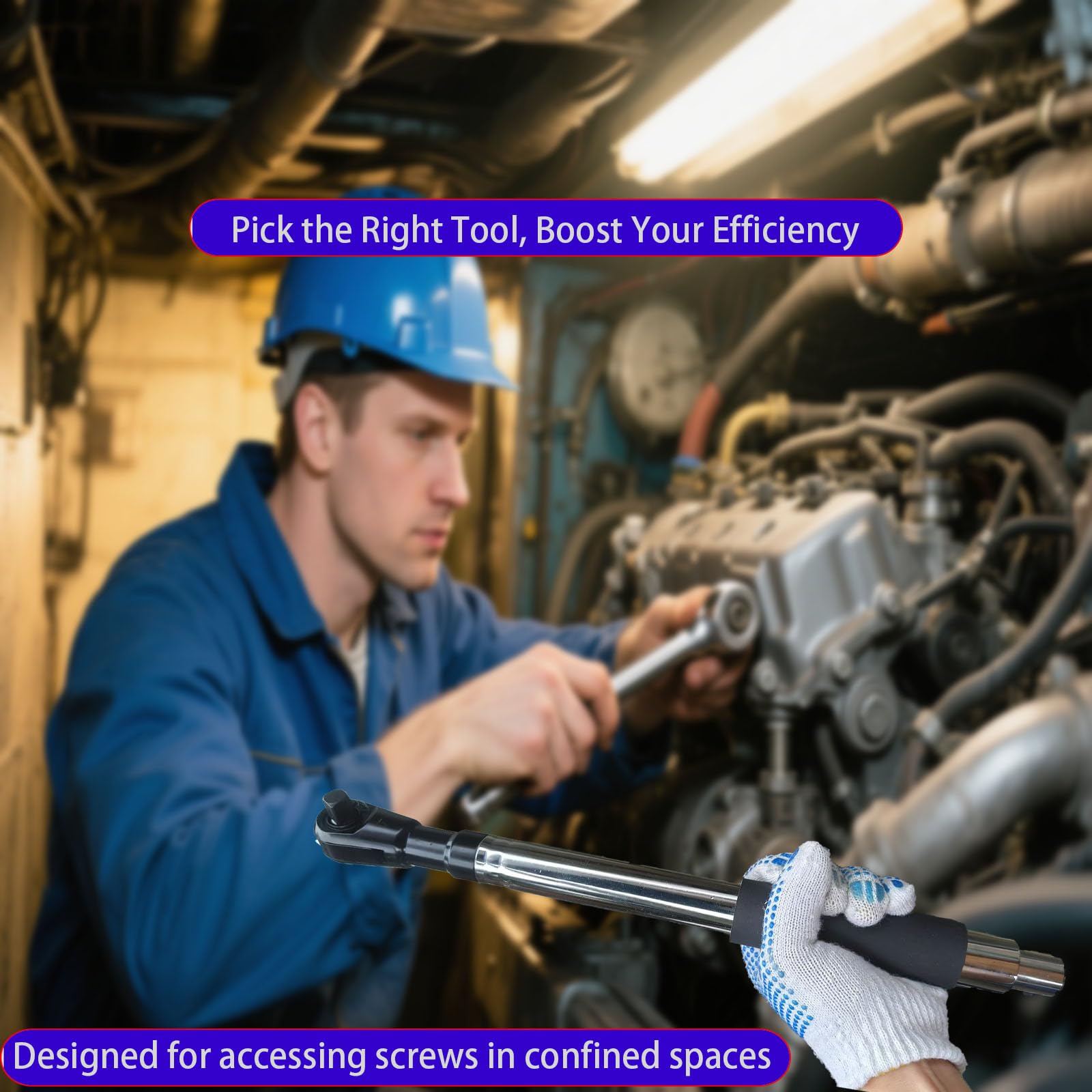 Offset Wrench Extender - Tight Spaces -3