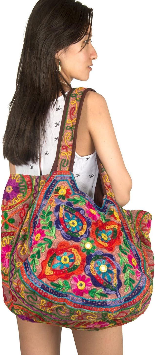 Elephant Women Large Shoulder Bag Tote Purse Handbag Everyday Fashion Casual Market Laptop Books Boho | Large, Everyday, Fashion, Casual, Market, Laptop, Books - Image 2