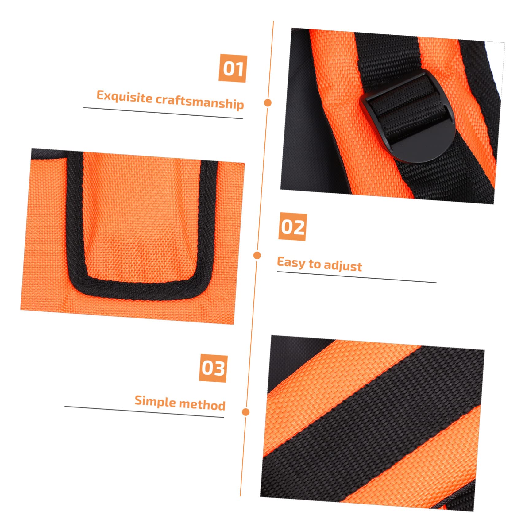 2piezas para Cortacésped Cinturón De Hombro Diseño Ergonómico Acero Inoxidable