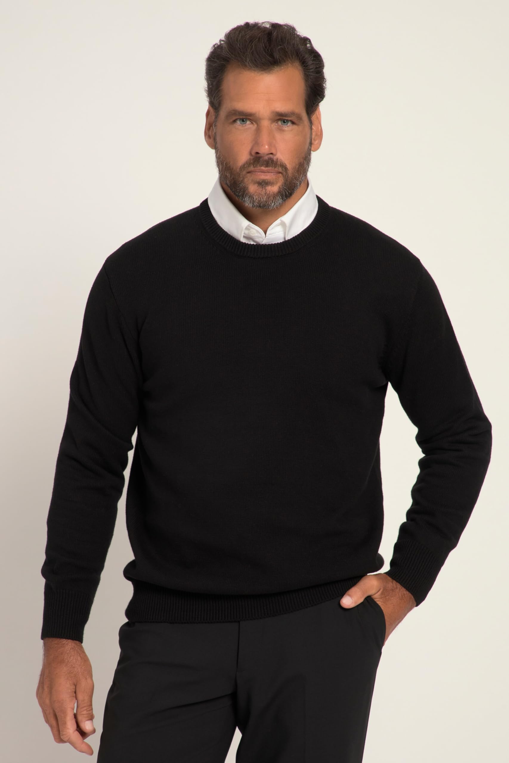 JP 1880 Suéter Cuello Redondo, algodón 708261