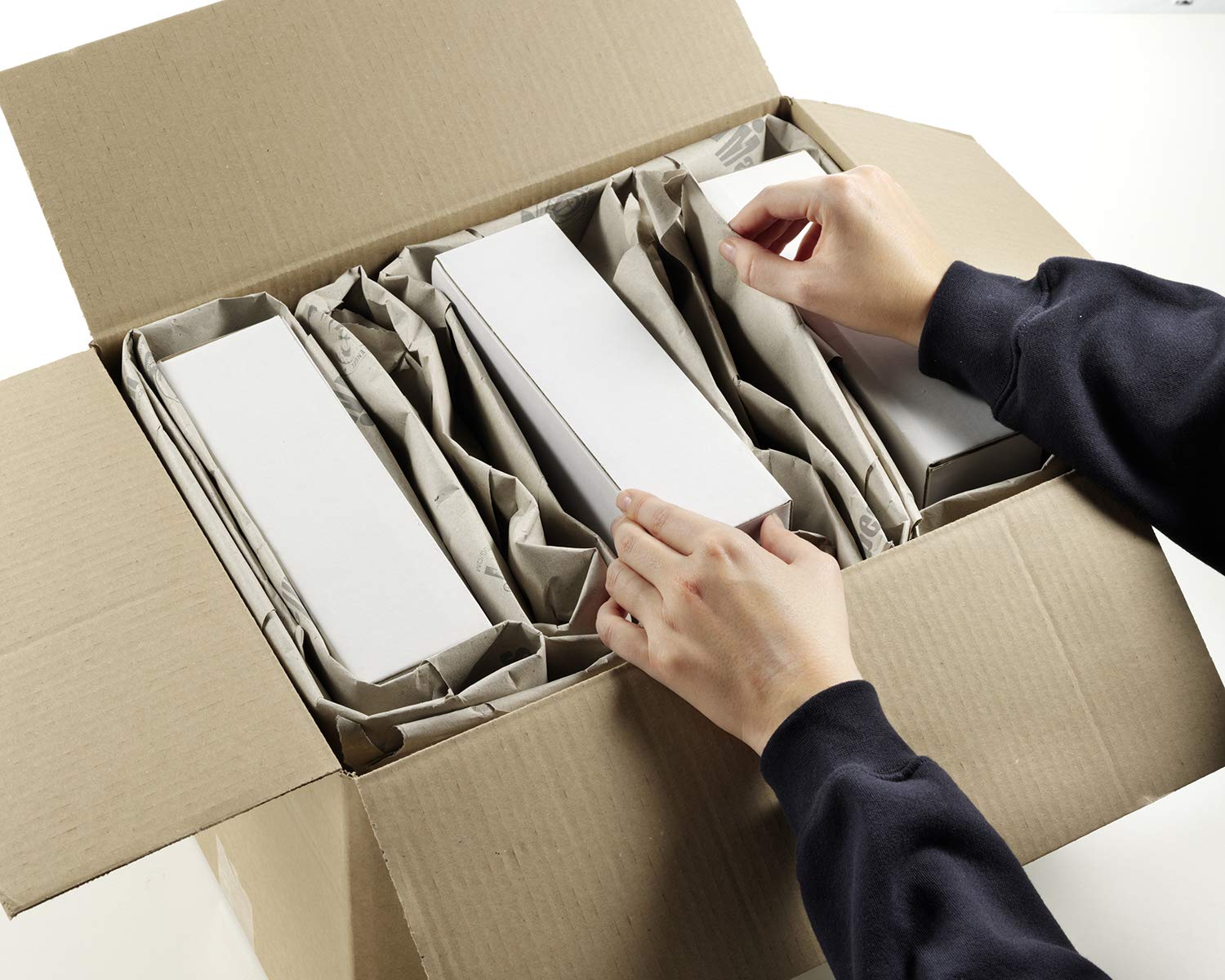 SpeedMan 2 St Box Packpapier, Umweltfreundliches Verpackungspapier, flexibele Spenderbox