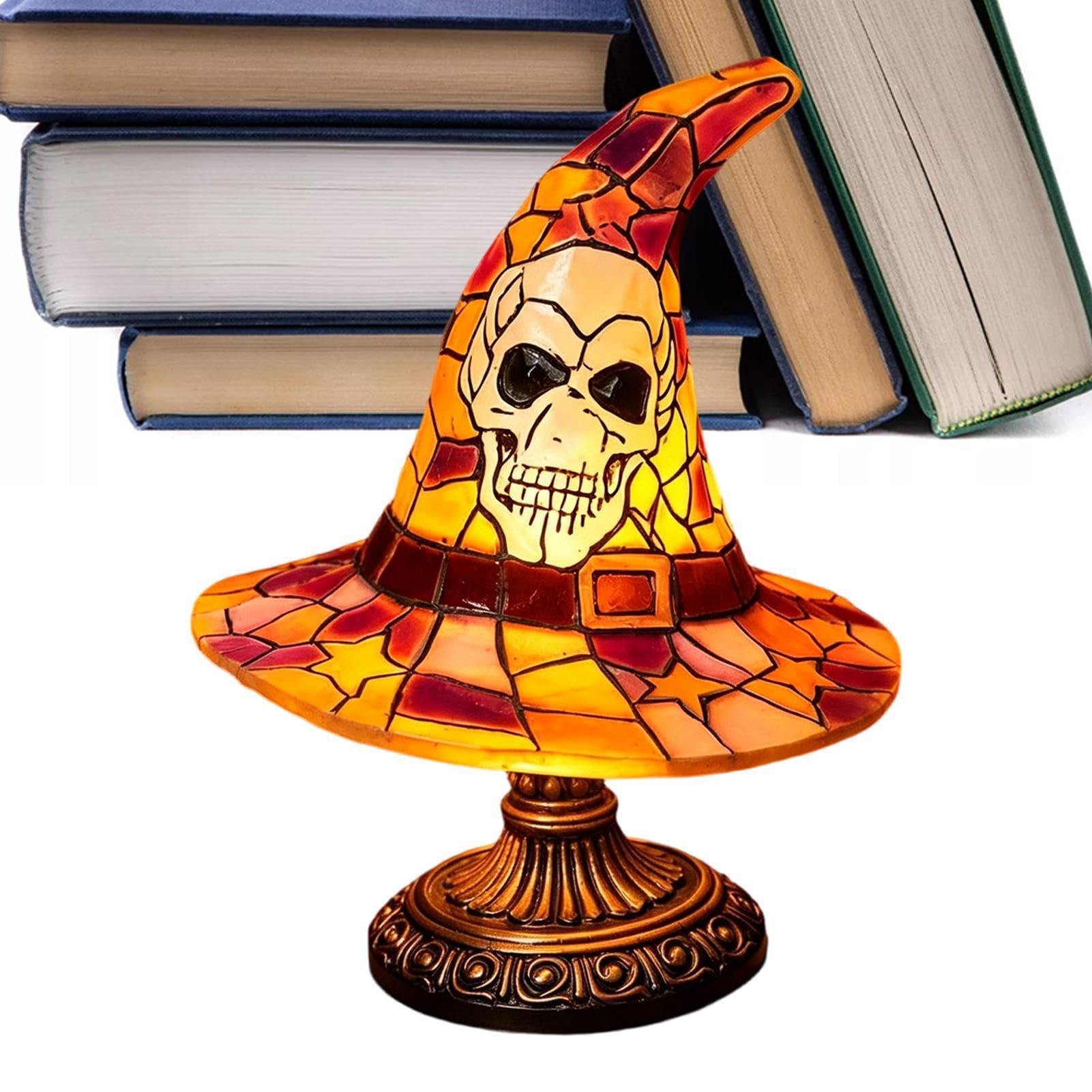 Lampada di Halloween - Spooky USB Plug-in Scrivania Comodino Luce | Lampada da scrivania per casa, vacanze, libreria, corridoio, comodino, camera da letto, ufficio, mensola