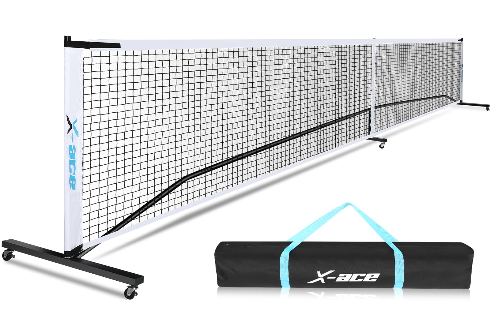 X-ACE 2024 Pickleball Netz - Offizielle 22FT Regulierungsgöße für den Außen- und Innenbereich, inklusive langlebiger Tragetasche…