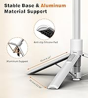 Vista 8 de TONEOF Trípode de palo de selfie magnético de 68" con soporte magnético fuerte de aluminio para Magsafe, soporte de trípode para teléfono de viaje