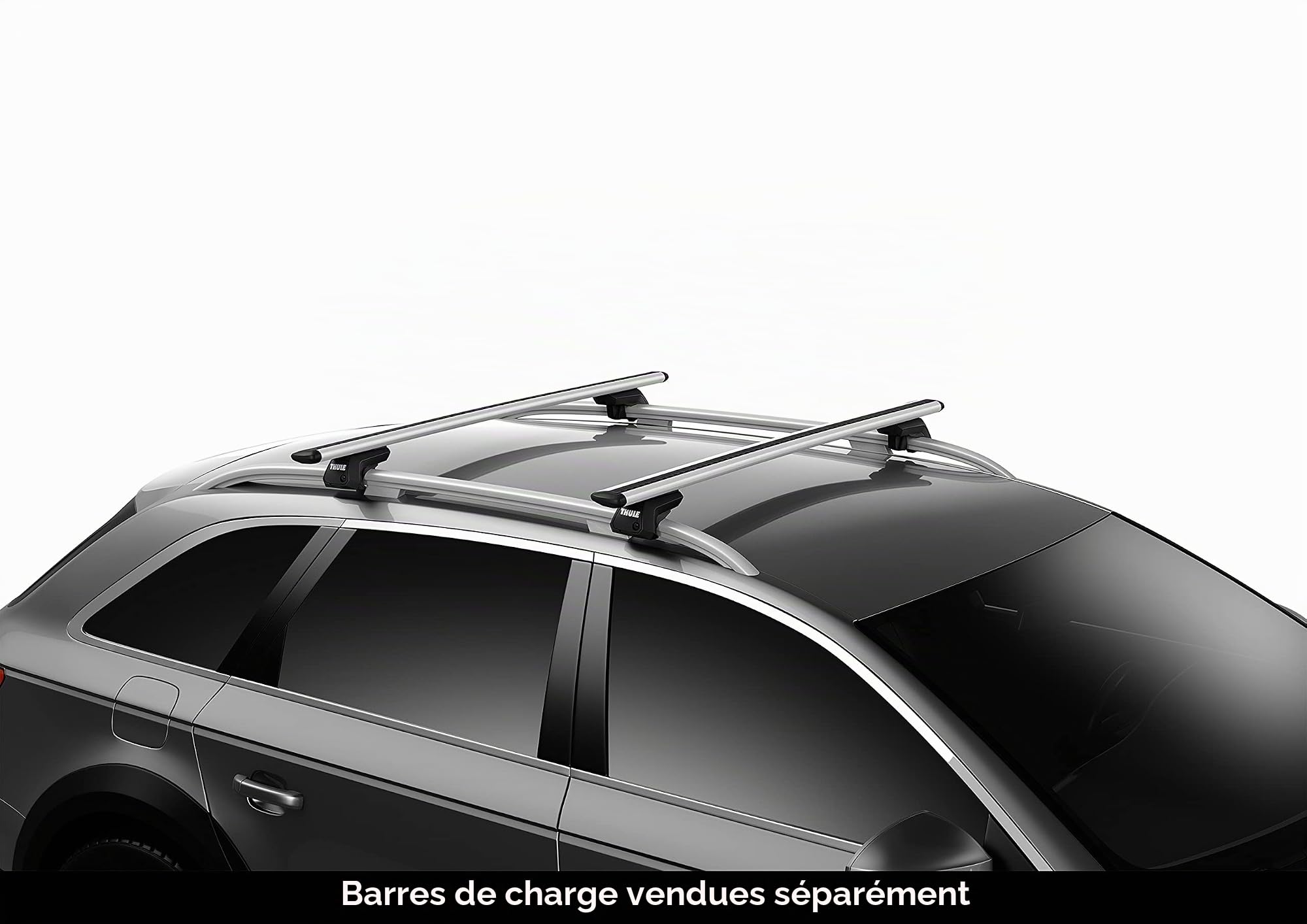 Thule Evo Lot de Pieds de Rail surélevé