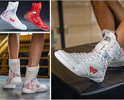 Zapatos De Boxeo Hombre Lucha Libre Artes Marciales Zapatillas De Gimnasio Botas Ligeras Y Transpirables Botas De Fitness para Interiores4