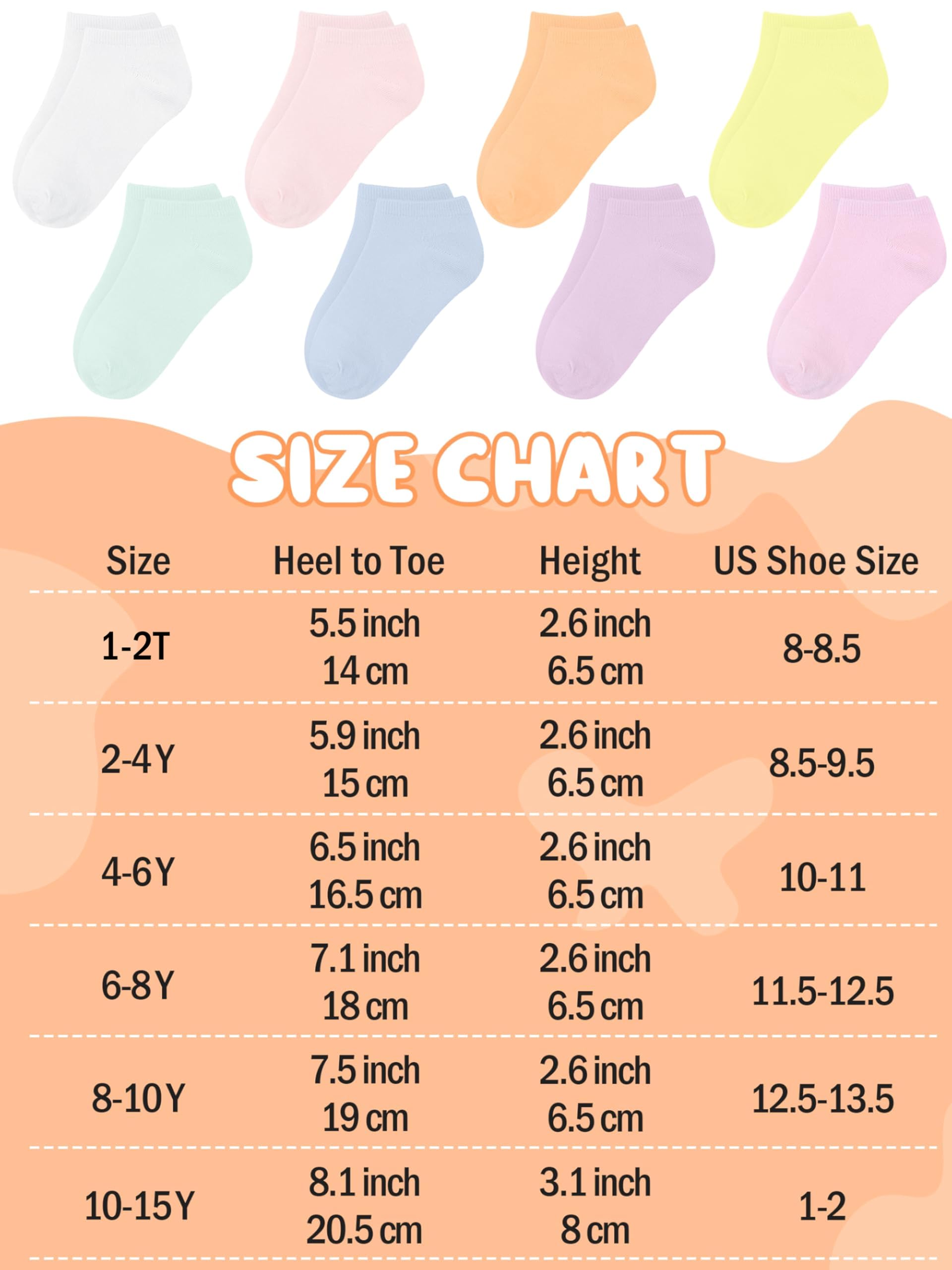 Cooraby 25 Pairs Kids' Socks Low Cut Socks Half Cushion Sport Ankle Athletic Socks for Boys Girls