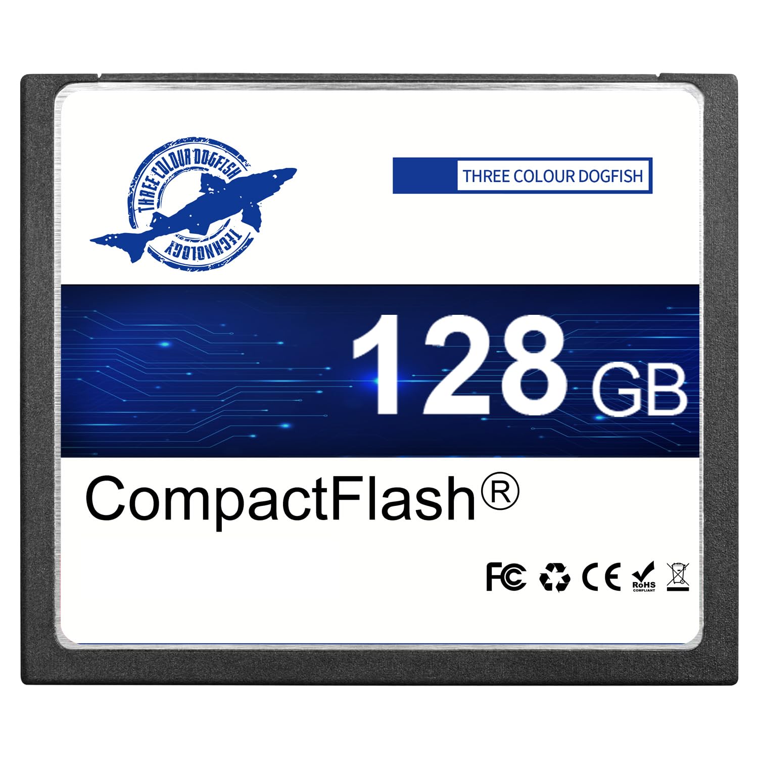 Dogfish Compact Flash Memory Card 128GB 800X CF Cards FAT32