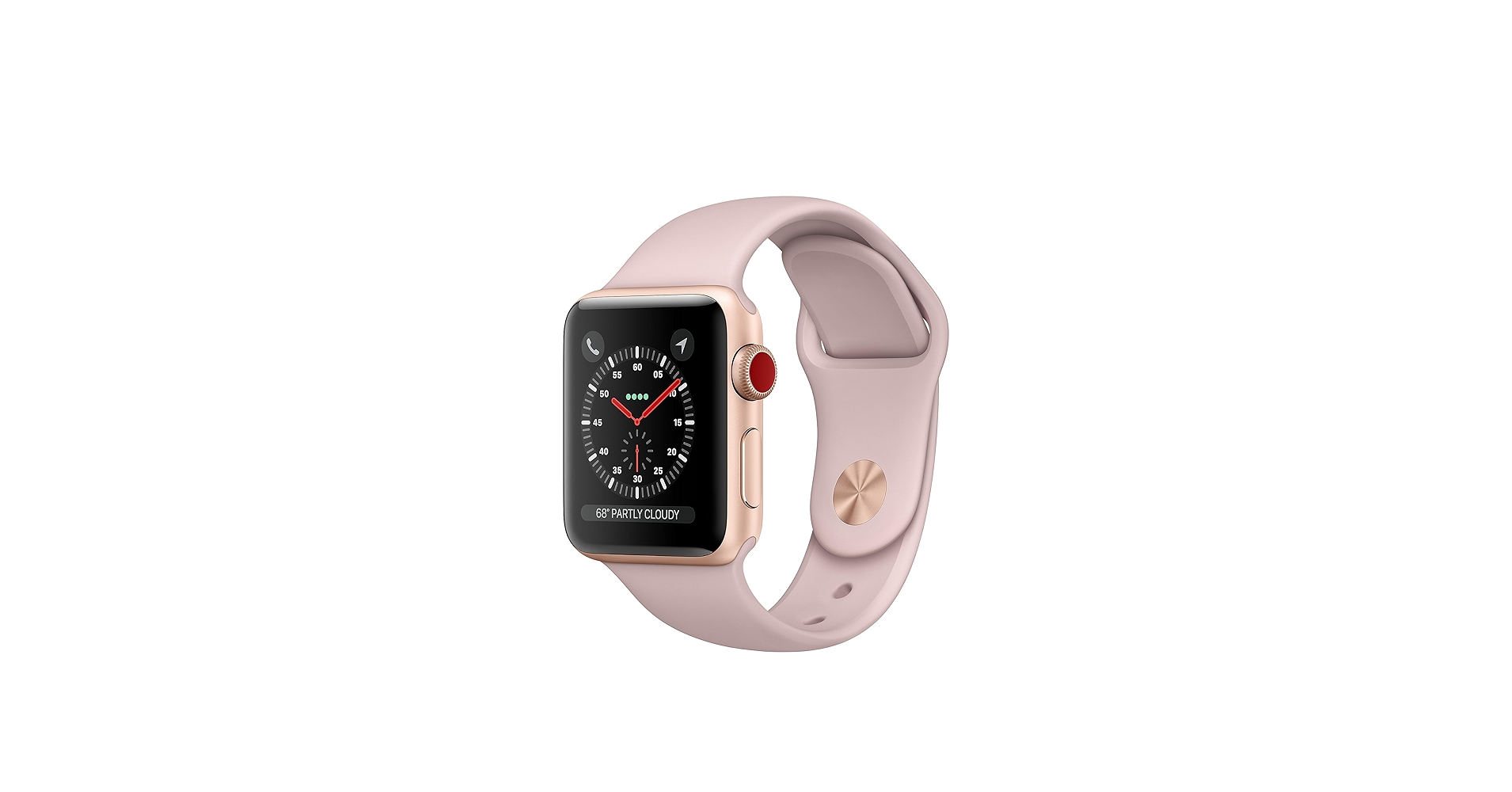 時計 Applewatch series3 pink 38mm Apple Watch Series 3 38mm Gold Aluminium Case with Pink Sand