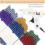 Antique Gold Wax Seal Sticks 20pcs, Andotopee Glue Gun Wax Seal Sticks for Wax Seal Stamp, Premium Sealing Wax for Envelope Letter Seal Wedding Invation Craft Adhesive, Great Gift Ideas (Mini Size)