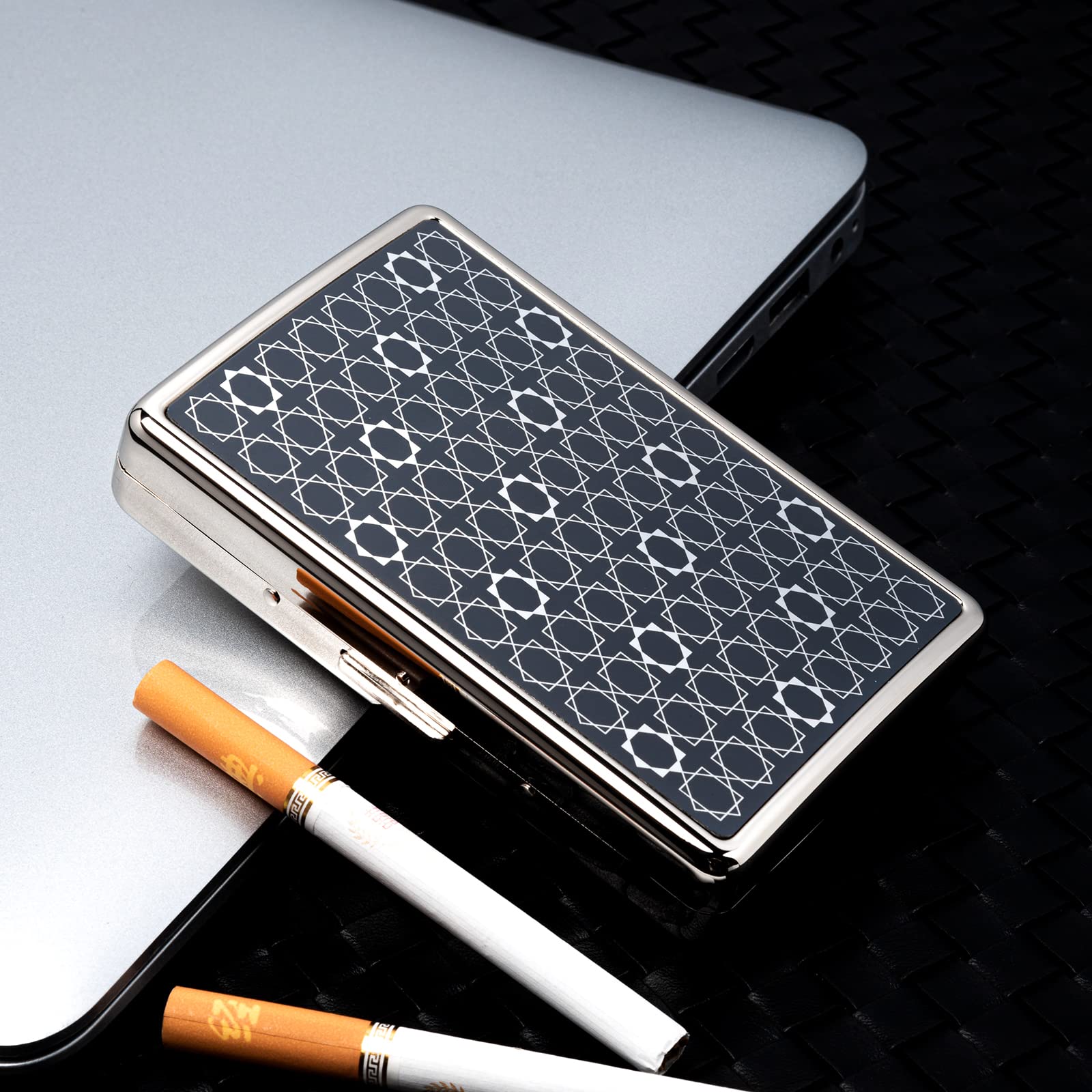 elegant cigarette case Amazon.com: Elegant and Beautiful Metal Cigarette Case for Men and Women