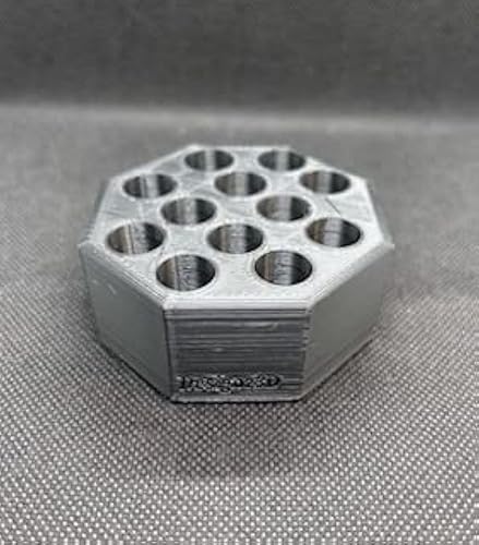 Miniatura 2 de Organizador de escritorio para 510 cartuchos, bolígrafos y lápices - 12 espacios (negro)