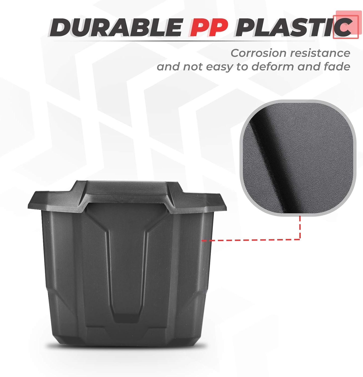 KEMIMOTO Center Underseat Storage Bin, Central Underseat Storage Box Compatible with Can Am Defender & Defender Max 2016-2025 Replace OEM 715003446