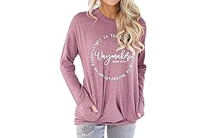 Christian Way Maker Shirts for Women: Adorned in Faith and Comfort