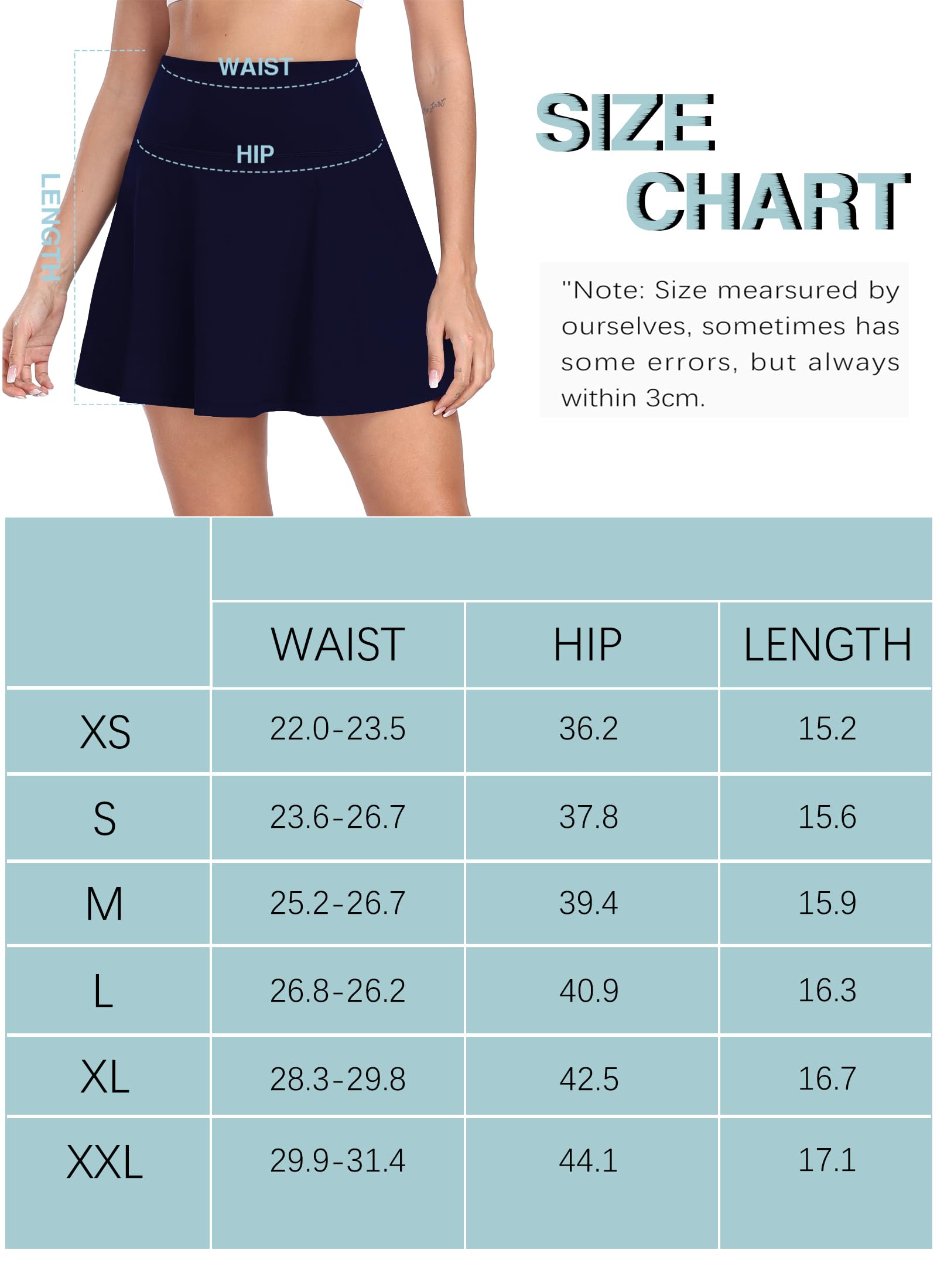 Falda de tenis plisada para mujer con pantalones cortos debajo de la falda de golf atlética de cintura alta con volantes para correr y entrenar QYY24027