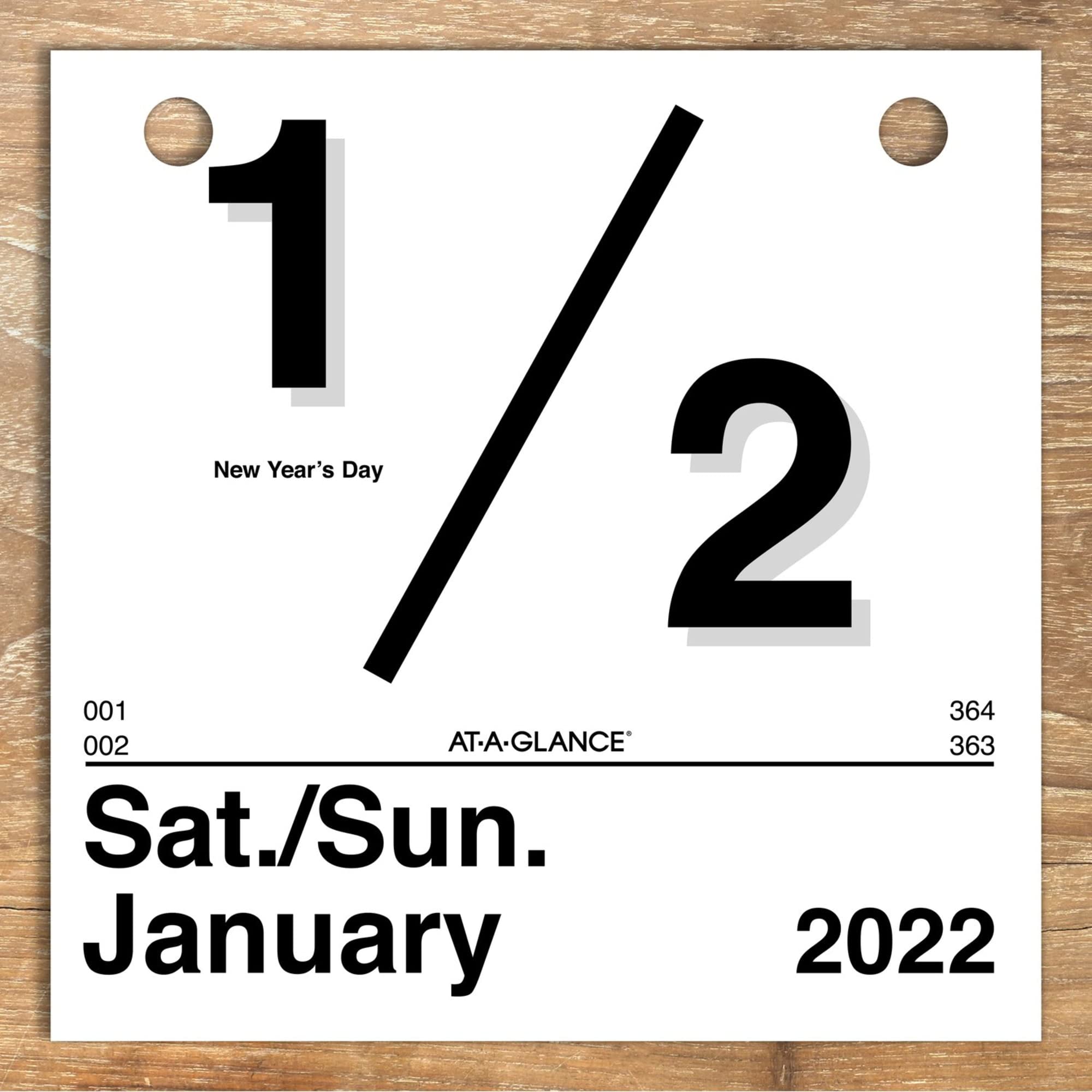 AT-A-GLANCE "Today Is" Daily Wall Calendar Refill, 6 X 6, White Sheets