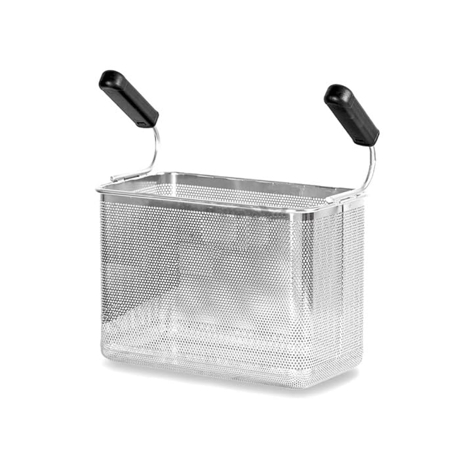 SENO & SENO Cestello Cuocipasta Universale 1/3 in Acciaio Inossidabile 29x16x20 cm – Manico Pieghevole Ergonomico – Resistente, Lavabile in Lavastoviglie, Utilizzo prolungato