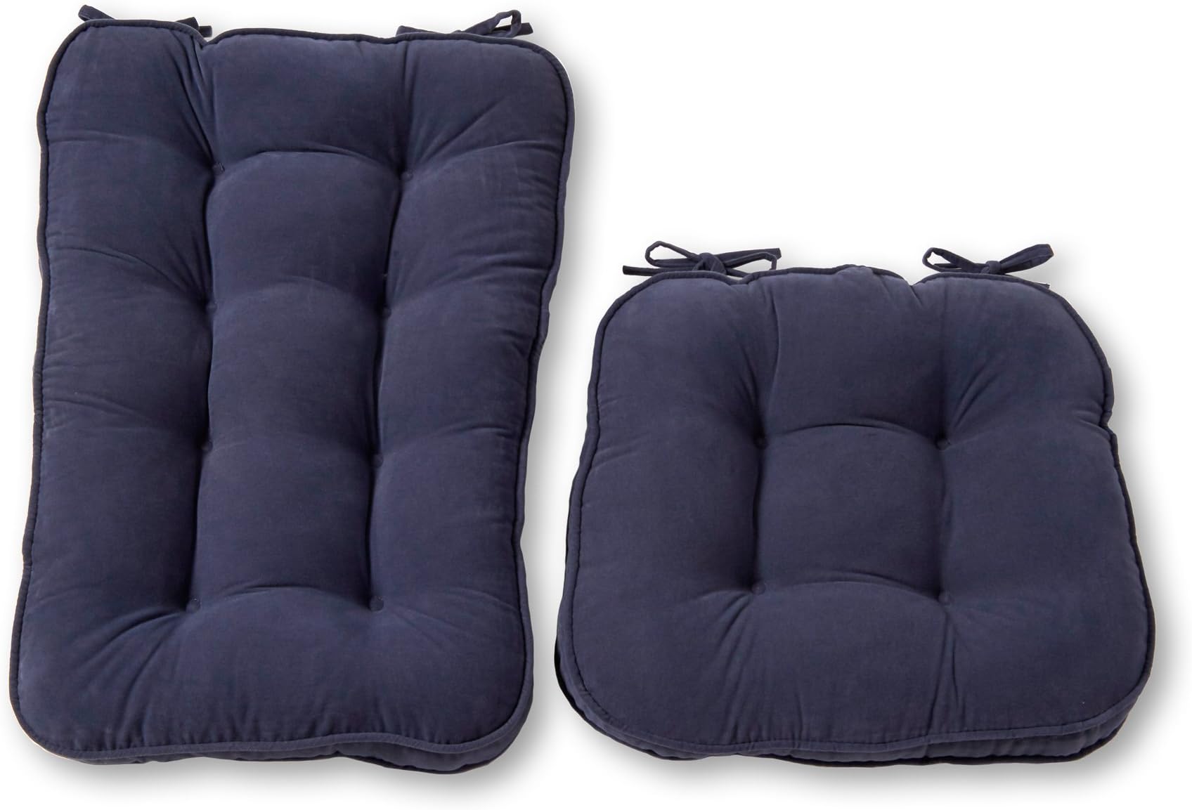 Greendale Home FashionsJumbo Rocking Chair Cushion Set Hyatt Fabric, Denim