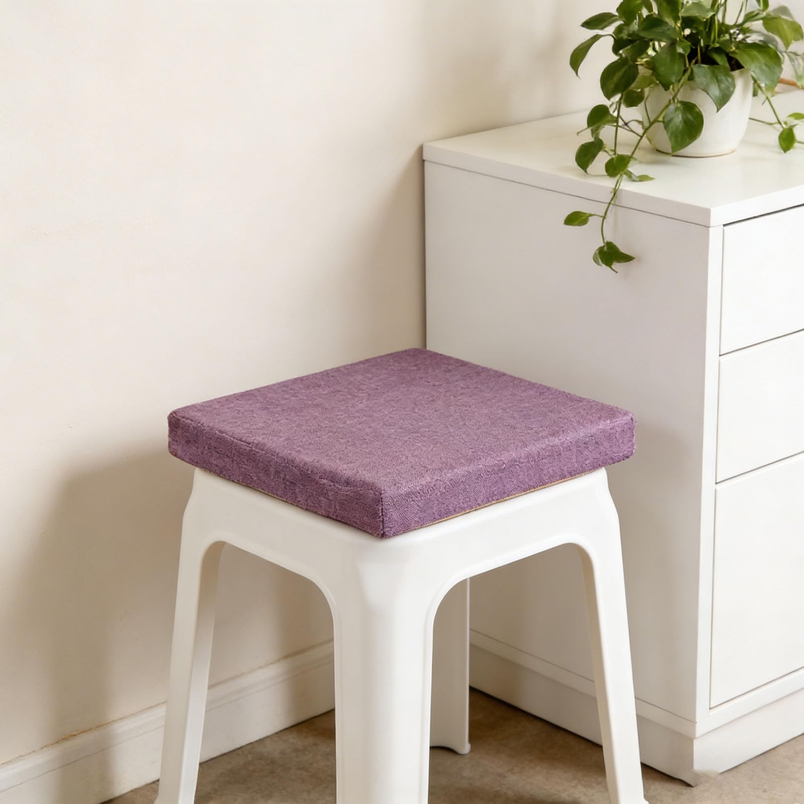 Coussin de siège pour salle à manger et baie vitrée pourpre