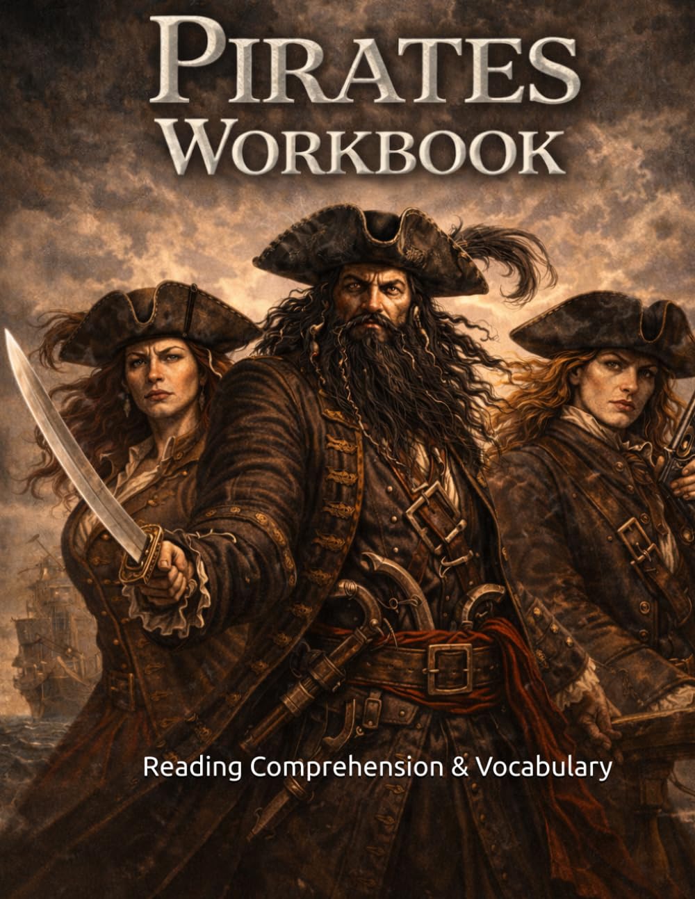 Pirates Workbook: Reading Comprehension & Vocabulary (Reading Comprehension & Vocabulary Workbook)
