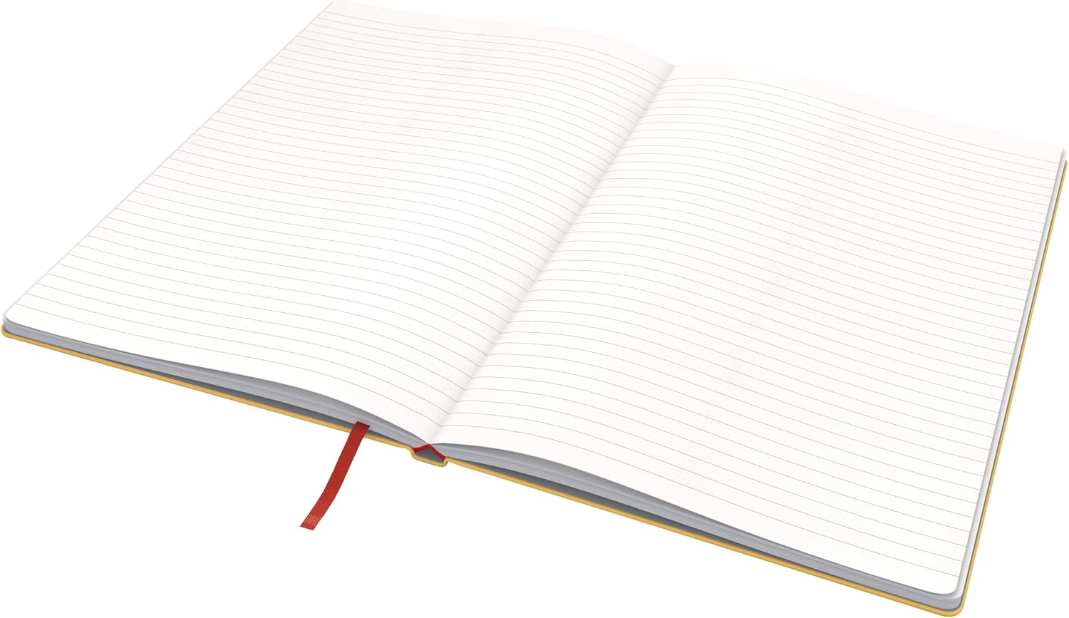 Leitz Large (B5) Ruled Hardcover Notebook, 80 Sheet, Cosy Range, Warm Yellow, 44830019