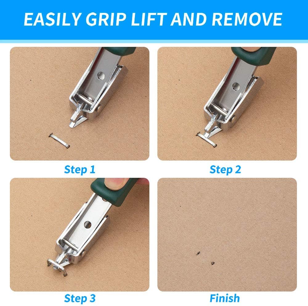 TYBOT Staple Remover Heavy Duty Staple Removers, No Damage The Surface,Removing All Kinds of Staples for Office,Furniture,Floor,Wooden Case,Carton,Photo Frame,Carpet (Red) : Office Products