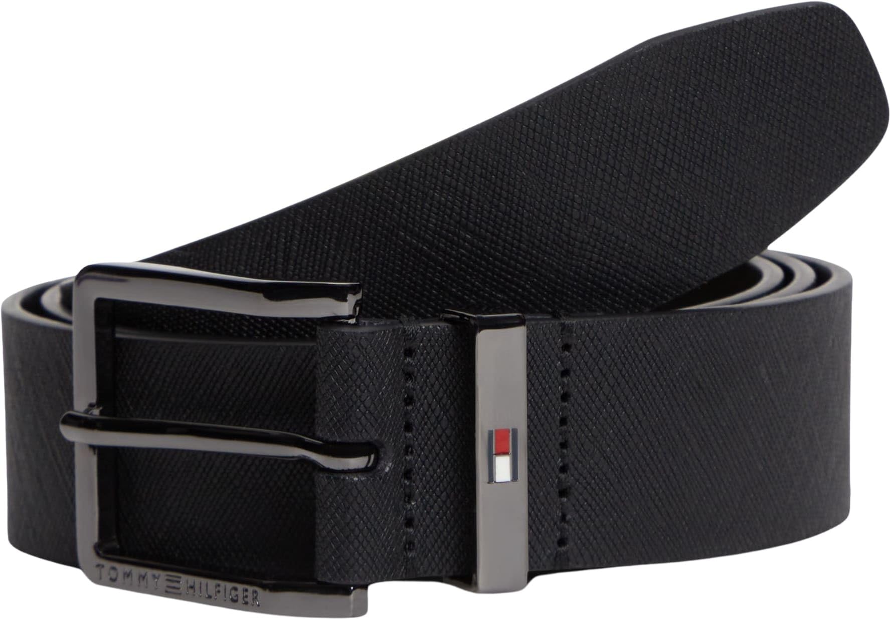 Tommy Hilfiger Herren Oliver Saffiano 3.5 Am0am14573 Fester Gürtel (1er Pack)
